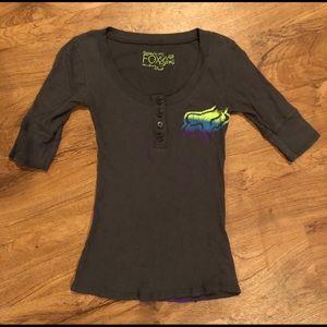 Fox elbow sleeve shirt